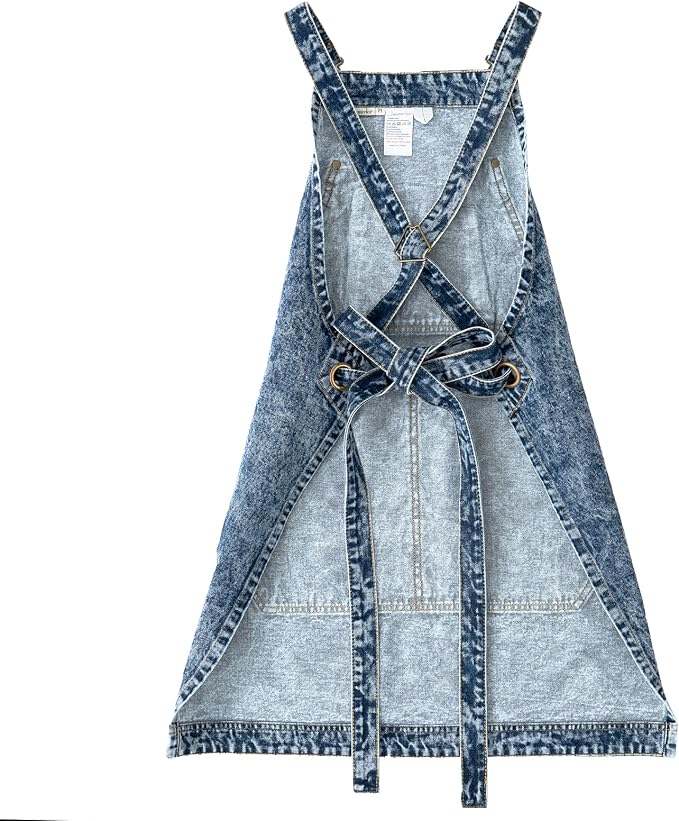 Jeanerlor - Cotton Denim Apron - Jean Apron - Image 4