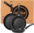 Frying Pan 3-Piece Set, Nonstick Skillet Set by RATWIA
