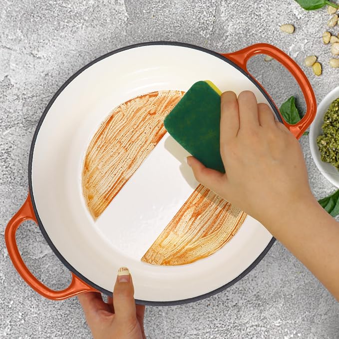 5QT Enameled Cast Iron Dutch Oven - Image 5