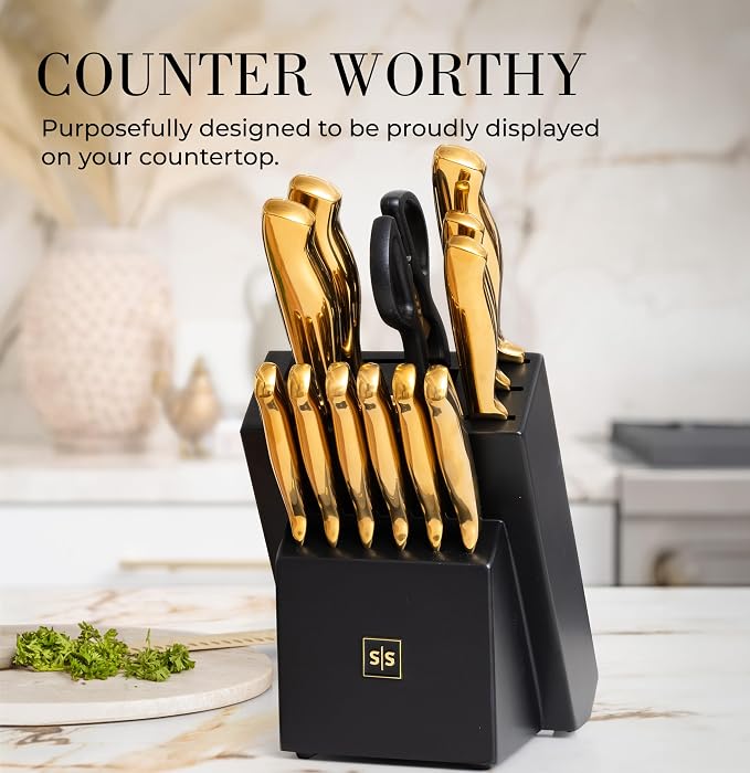 Styled Settings Gold Knife Set - Image 4