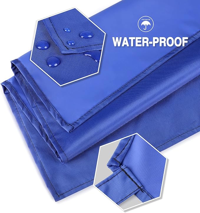 Gotega Waterproof Rubber Vinyl Apron Adjustable Dishwasher Apron - Image 3