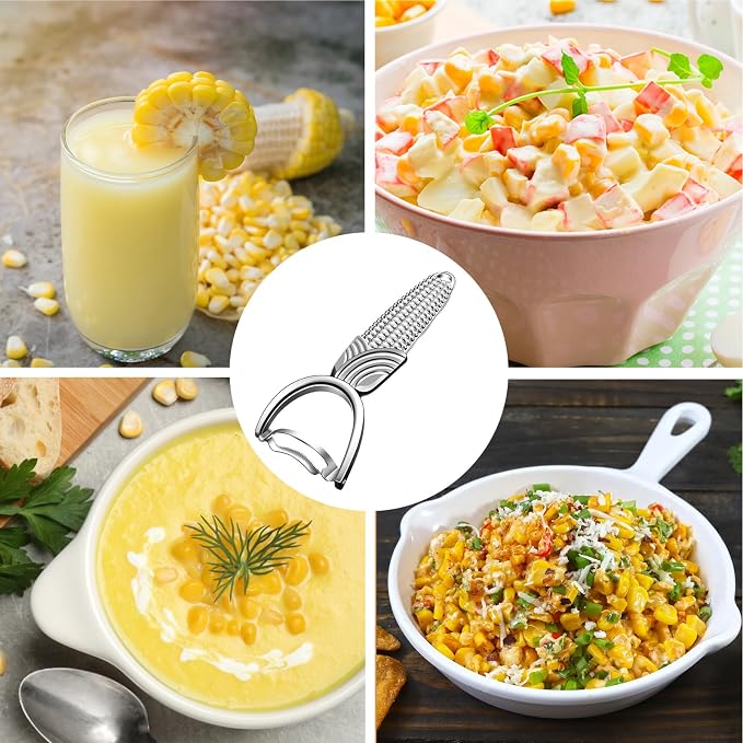 2 Packs Corn Peeler for Corn on the Cob, 2026 Upgraded corn cob stripper tool - Image 7