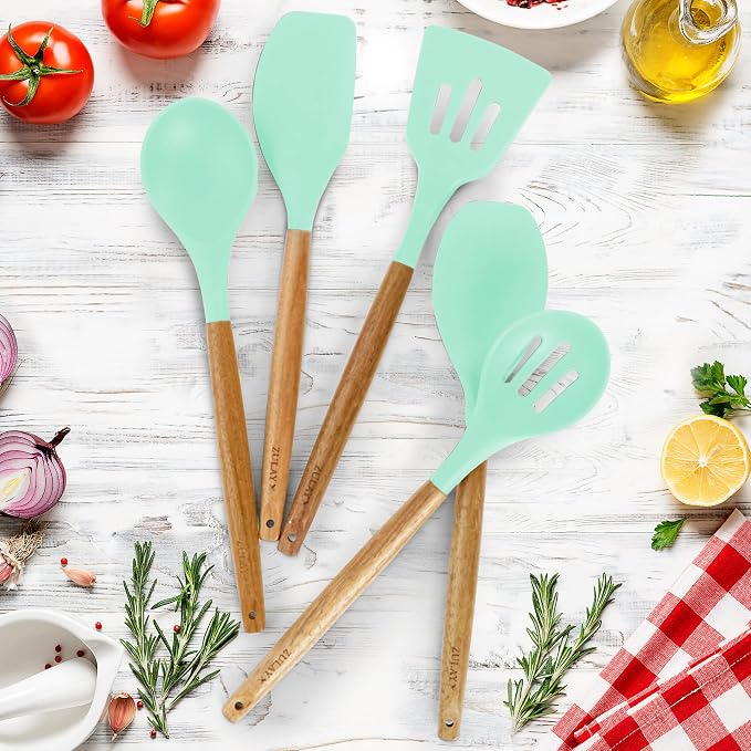 Zulay Kitchen Non-Stick Cooking Utensils Set - Image 7