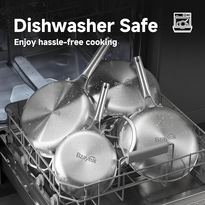 12 Inch Stainless Steel Pan - Image 5