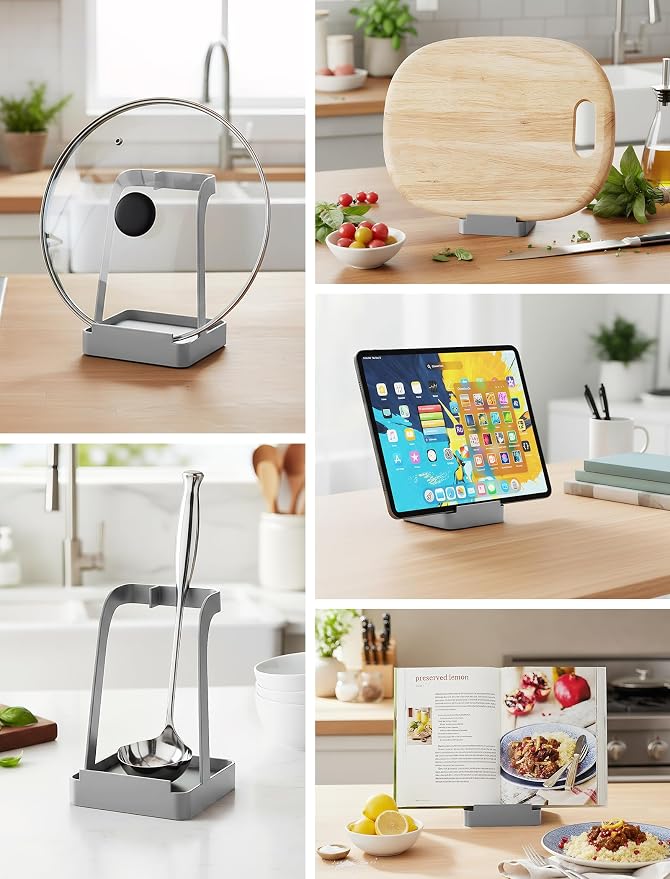 NiHome Upgraded Pot Lid and Spoon Rest - Image 7