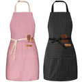 BeLuyi 2 Pack Adjustable Bib Apron by BELUYI