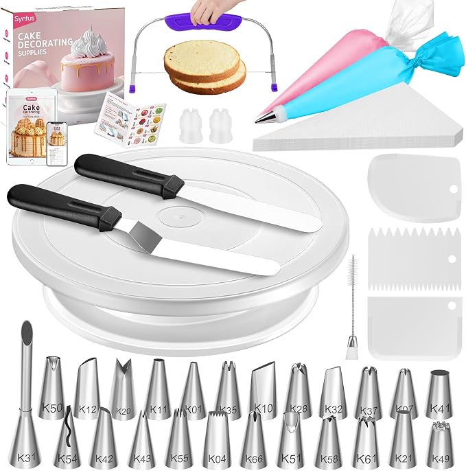 Syntus 65 PCs Cake Decorating Kit by Syntus