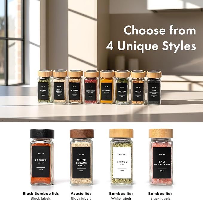 EDELHAUS® Square Spice Jars - Image 10