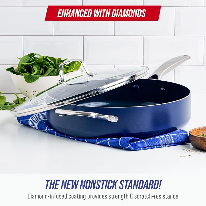 Blue Diamond 5QT Saute Pan - Image 2