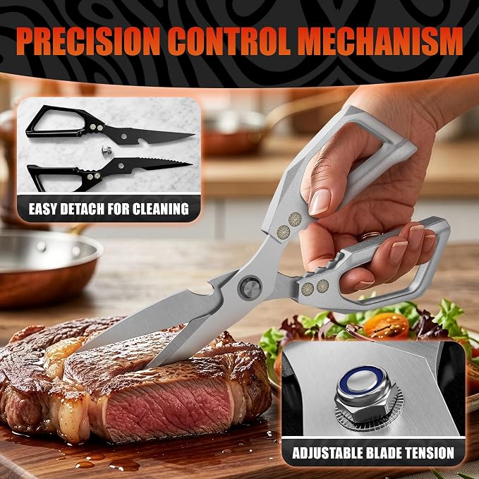 Poultry Shears Heavy Duty Set of 2 – 3Cr13 Stainless Steel | Style of Japanese - Image 6