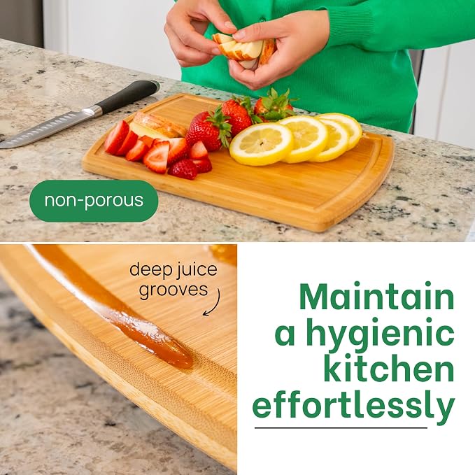 Small Bamboo Cutting Board – 12 Inch Wood Cutting Boards - Image 5