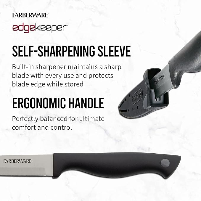 Farberware Edgekeeper 4.5-Inch Fine Edge Utility Knife - Image 4