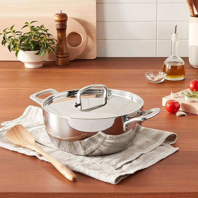 Cuisinart French Classic Tri-Ply Stainless 4.5-Quart Dutch Oven - Image 2