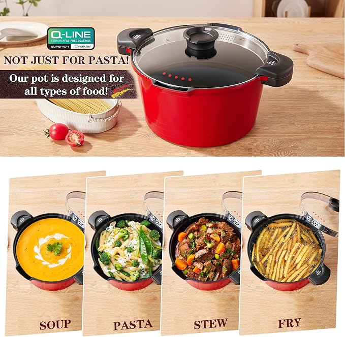 ACTIV CUISINE 8.5qt Pasta Pot - Image 3