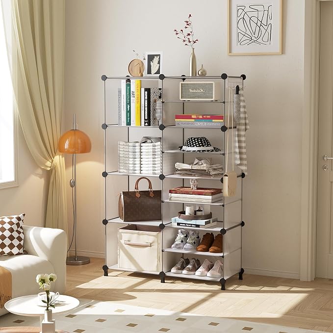AWTATOS Closet Organizer 8 Cube Storage Shelves Clothes Organizers Closet - Image 2