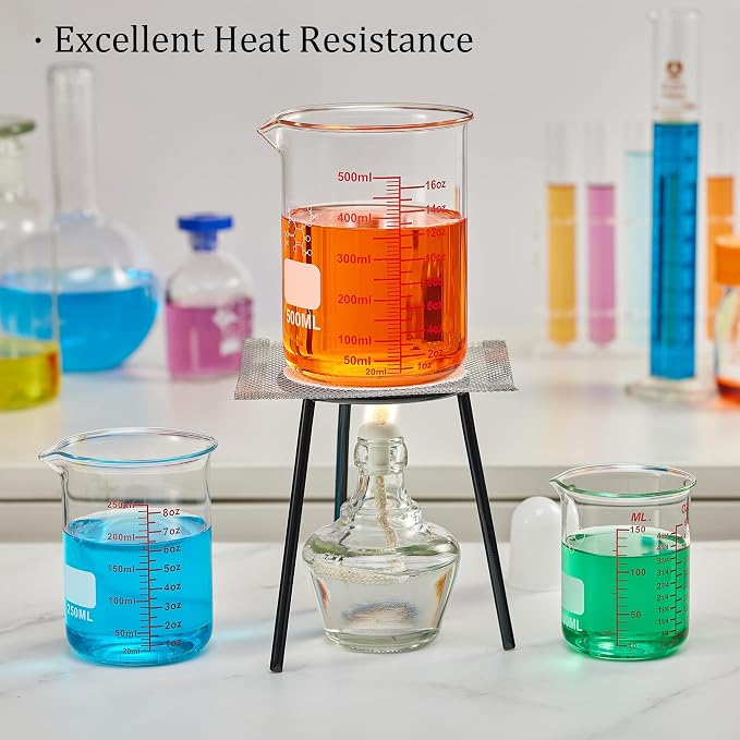 High Borosilicate Glass Measuring Cup Set-V-Shaped Spout，Includes 250ml - Image 7