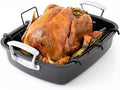 Chef Pomodoro Deluxe Large Carbon Steel Roasting Pan by ChefPomodoro