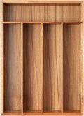 Besilord Silverware Organizer Kitchen Drawer Organizer Utensil Organizer Acacia by Besilord