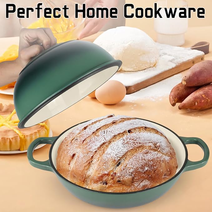 Enameled Cast Iron Bread Oven, Dutch Oven Pot - Image 5