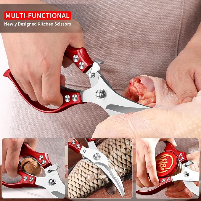 MAD SHARK Professional Heavy Duty Poultry Shears - Image 3