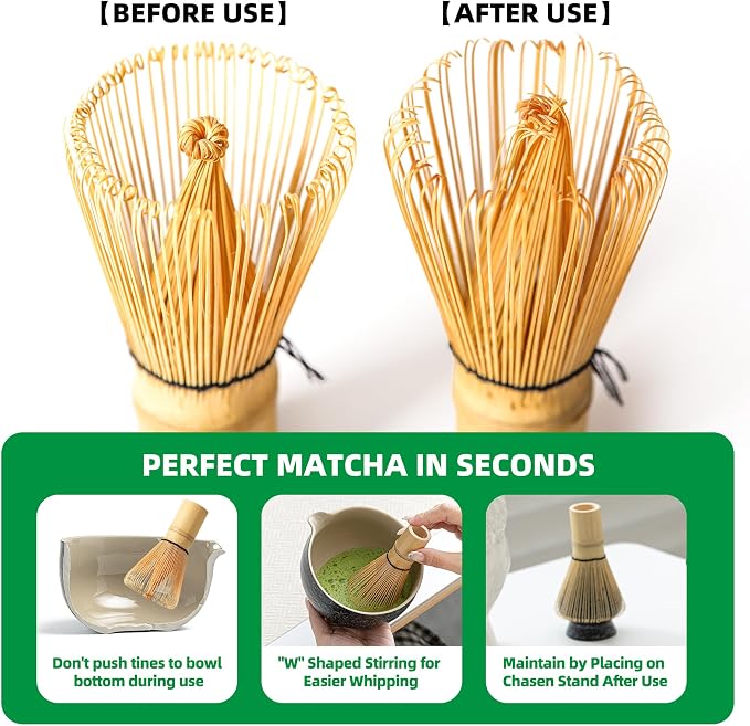 TEANAGOO MA-01 Japanese Matcha Ceremony Accessory, Matcha Whisk, Traditional - Image 7