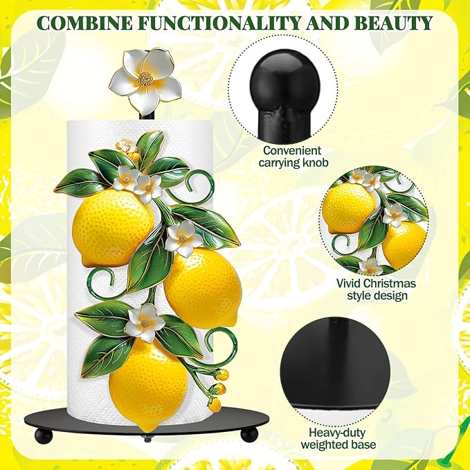 Thyle Lemon Paper Towel Holder - Image 4