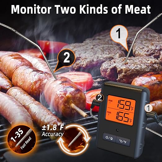 Remote Meat Thermometer Wireless, Vauno Wireless Meat Thermometer - Image 3