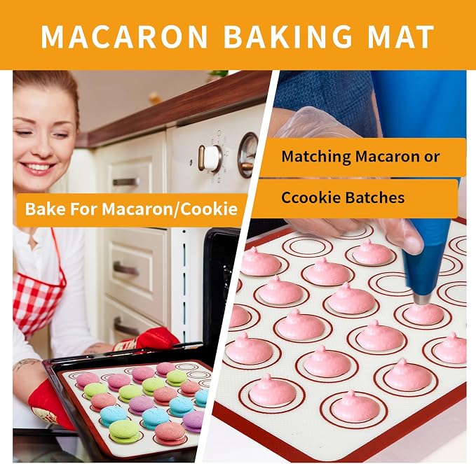 Silicone Baking Mat Sets, Dough Mat - Image 3