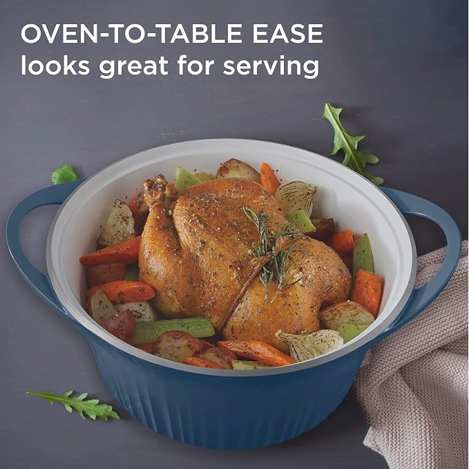 CorningWare QuickHeat 5.5-QT Cast Aluminum Dutch Oven - Image 5