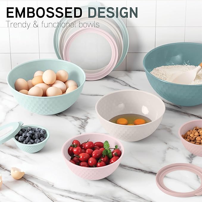 COOK WITH COLOR Mixing Bowls with Lids - Image 6