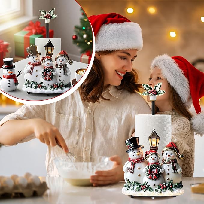 Thyle Winter Snowman Paper Towel Holder - Image 6