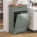 Single 10 Gallon Tilt Out Trash Can Cabinet by JMHDYG