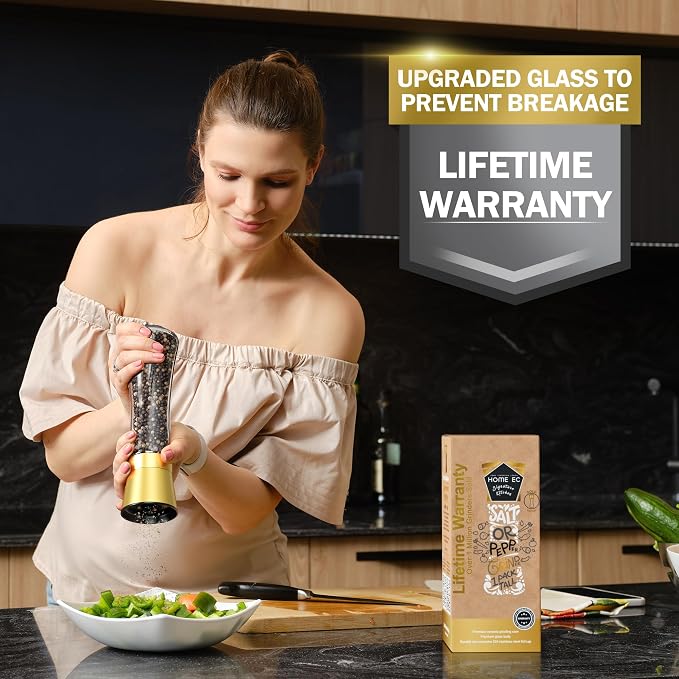 HOME EC Original Stainless Steel Salt or Pepper Grinder 1pk - Image 5