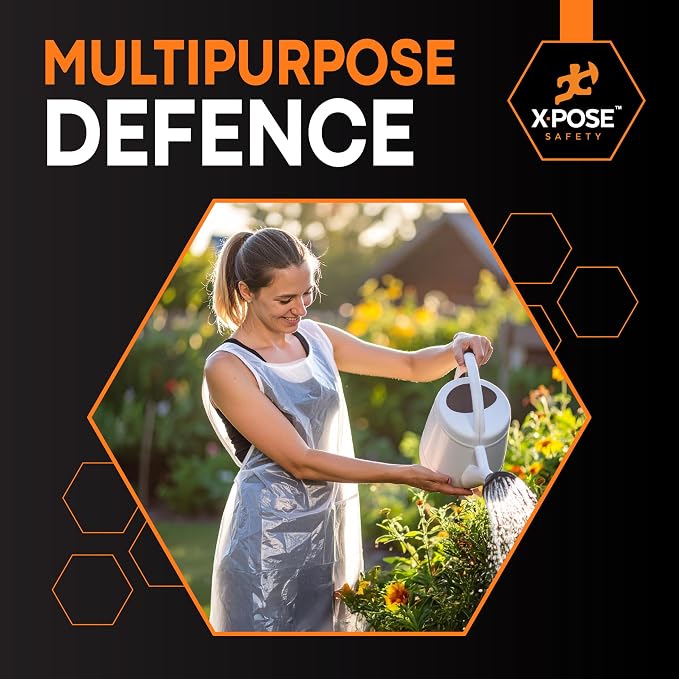 Xpose Safety 48, 000 White Plastic Disposable Aprons - Image 5