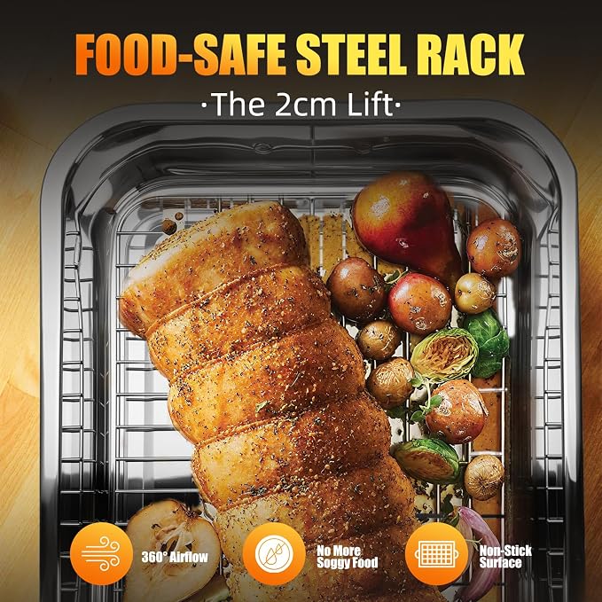 Stainless Steel Turkey Roasting Pan - Image 8