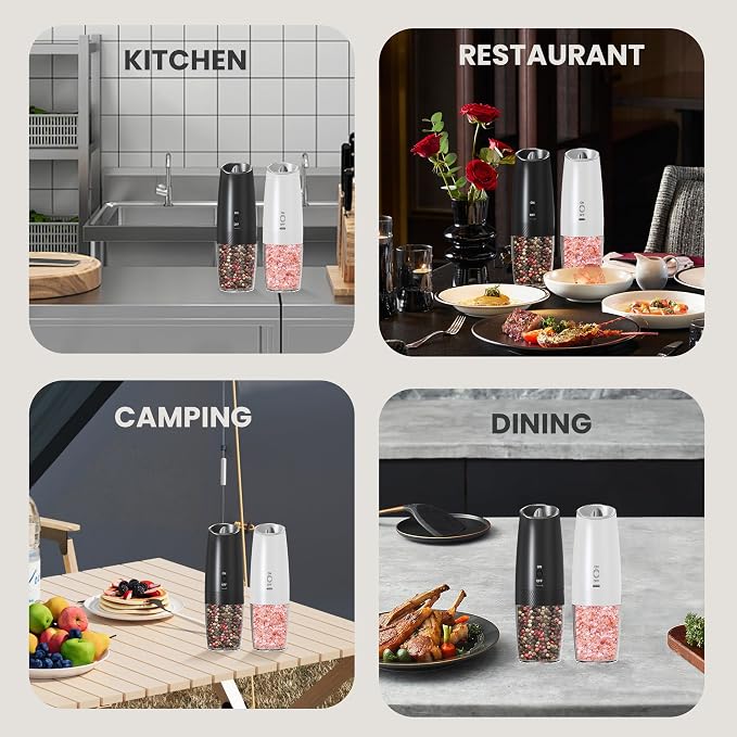 Rechargeable Salt And Pepper Grinder Set - Image 7