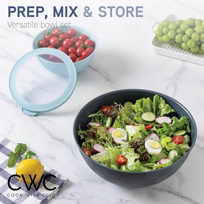 COOK WITH COLOR Mixing Bowls with Lids - Image 6