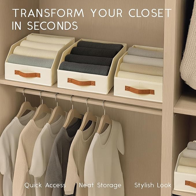 Homsorout Fabric Storage Bins for Organizing - Image 5