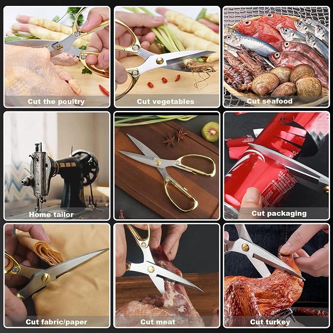 Stainless Steel Heavy Duty Kitchen Scissors - Image 4