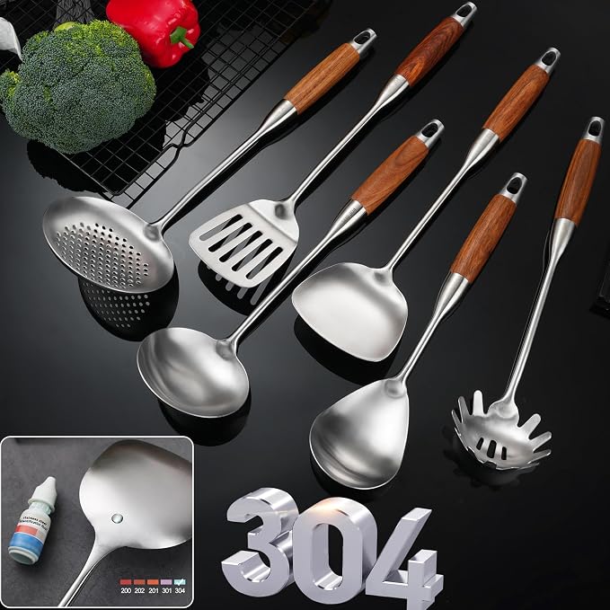 Stainless Steel Kitchen Utensils Set - Image 7