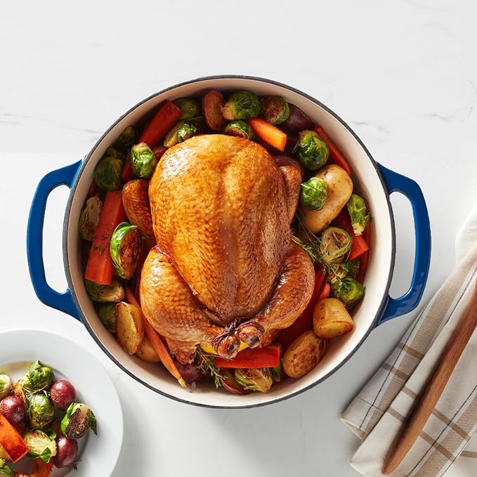 Amazon Basics Enameled Cast Iron Dutch Oven Pot - Image 6