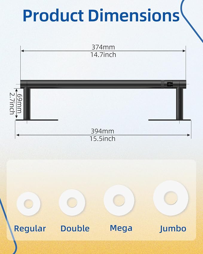 RUACQ Paper Towel Holder Under Cabinet, Wall Mounted or Adhesive Stainless - Image 6
