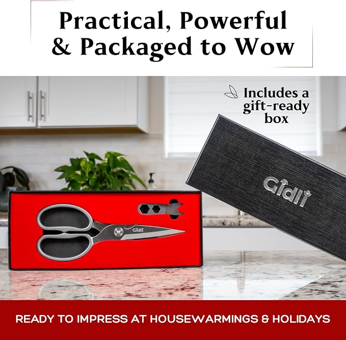 Premium Kitchen Scissors by Gidli – Lifetime Replacement Warranty* - Image 7
