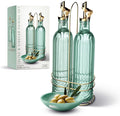 COOK WITH COLOR Glass Olive Oil Bottle Dispenser by CookwithColor