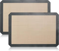 Luckyiren Silicone Baking Mat Set, Non-Stick Reusable Food-Grade Oven Liners by Luckyiren