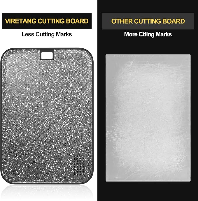 Plastic Cutting Board Dishwasher Safe, 2 Cutting Boards Large Cutting Board - Image 5