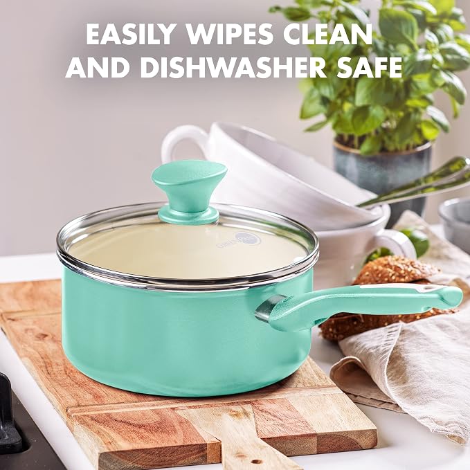 GreenPan Rio Healthy Ceramic Nonstick 2QT Saucepan - Image 7
