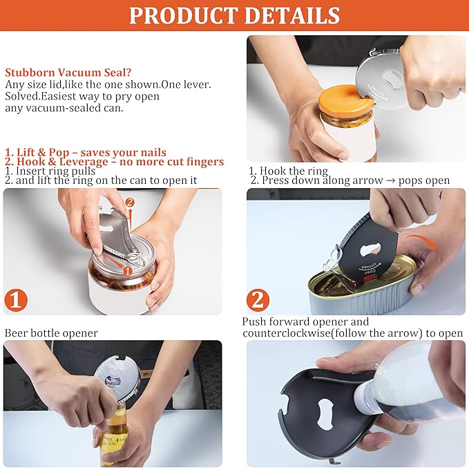 Uinxan Bottle Opener for Weak Hands & Seniors - Image 4