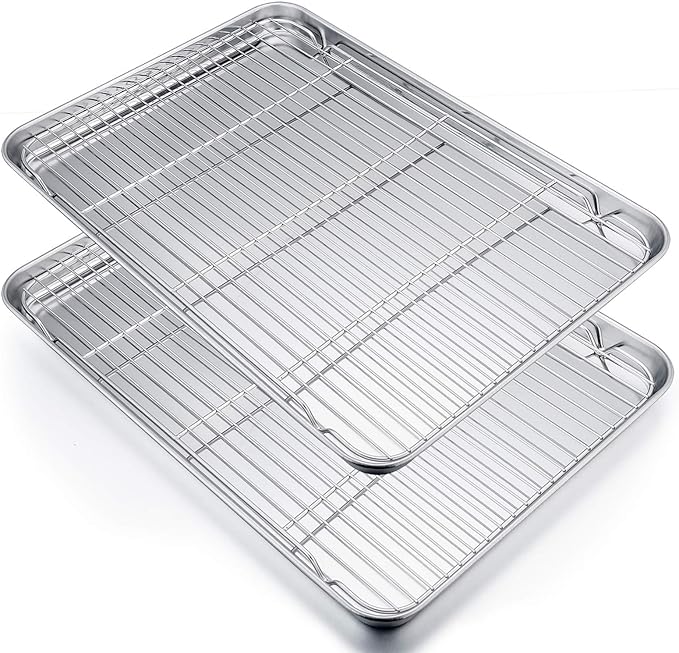 P&P CHEF 19.6 Inch Stainless Steel Baking Sheet by PPCHEF