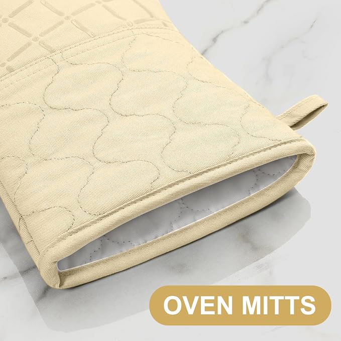 Oven Mitts Pot Holders Sets/Kitchen Towels and Dishcloths, Oven Gloves Kitchen - Image 3